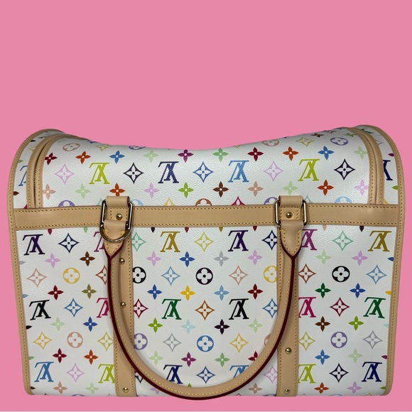 Louis Vuitton White Multicolor Sac Chien - Picture 8 of 13